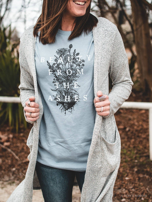 Ruby’s Rubbish - Beauty From the Ashes | Christian T-Shirt | Ruby’s Rubbish®