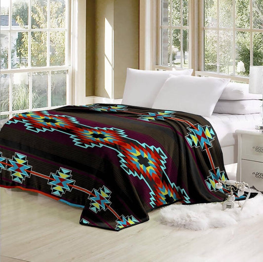 Western Linens - King Size Navajo Throw Blanket