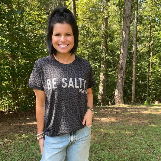Never Lose Hope Designs - Be Salty Christian Graphic T-Shirt