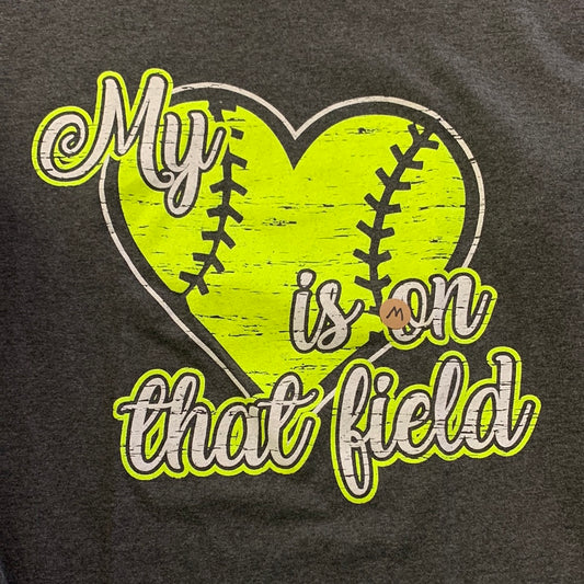 Softball Heart T-shirt