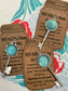 Peppermint Charms - Antique Ball Mason jar Key pendant necklace
