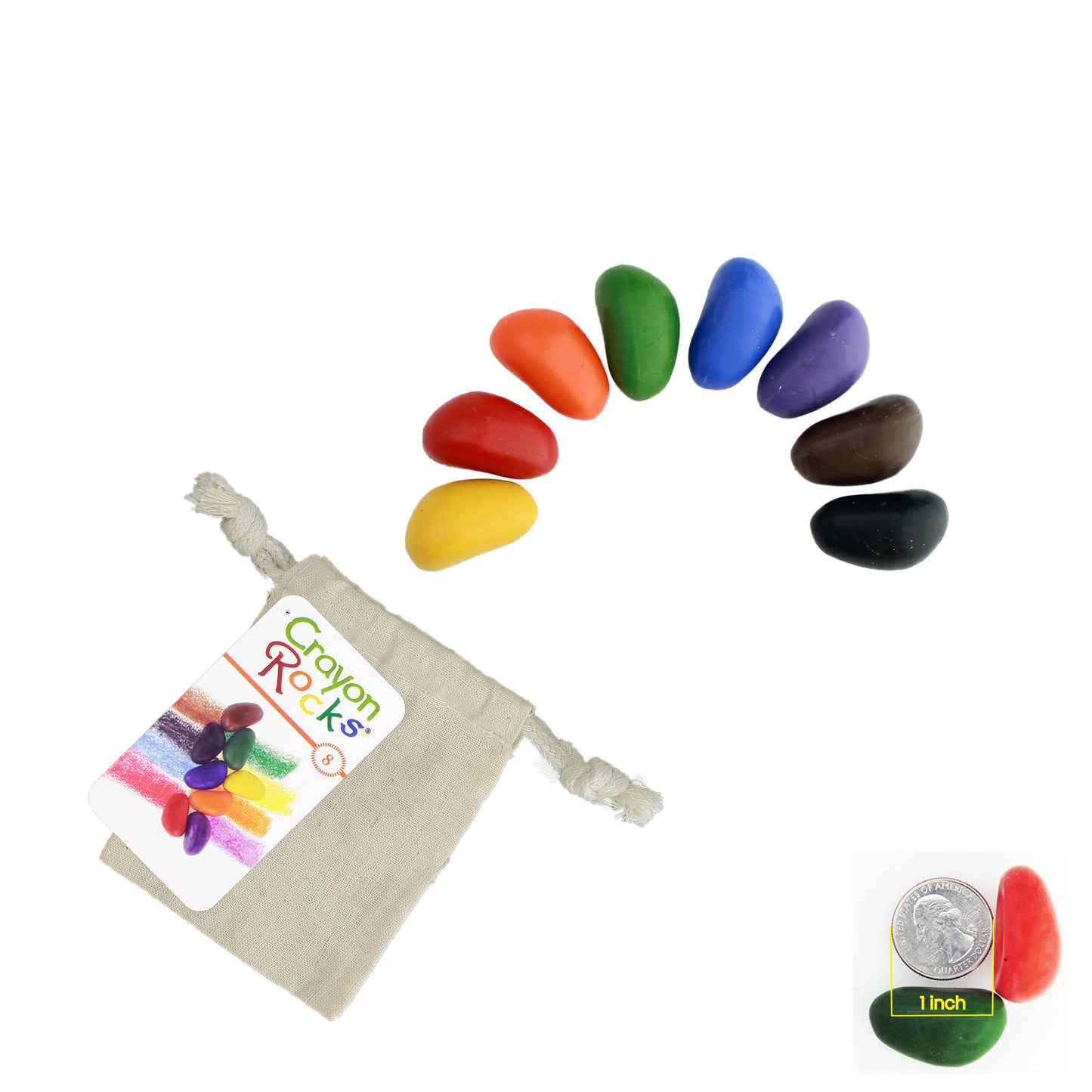 Crayon Rocks - 8 Colors