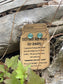 Peppermint Charms - 1923-1933 Ball Mason jar stud earrings