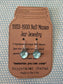 Peppermint Charms - 1923-1933 Ball Mason jar round dangle earrings