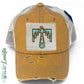 Wild Lucille Apparel - Turquoise Thunderbird - Distressed Trucker Hat Caps