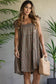 Stylish Wholesale - OLIVE FLORAL PRINT BUTTERFLY SLEEVES MIDI DRESS DJ5946PA
