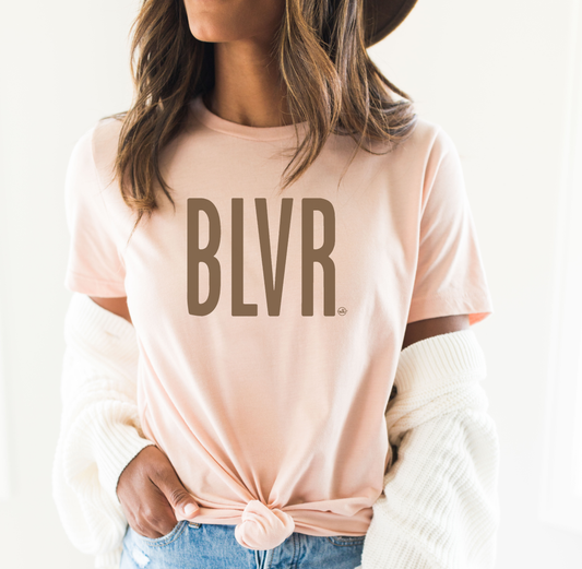 Never Lose Hope Designs - BLVR Christian Graphic T-Shirt