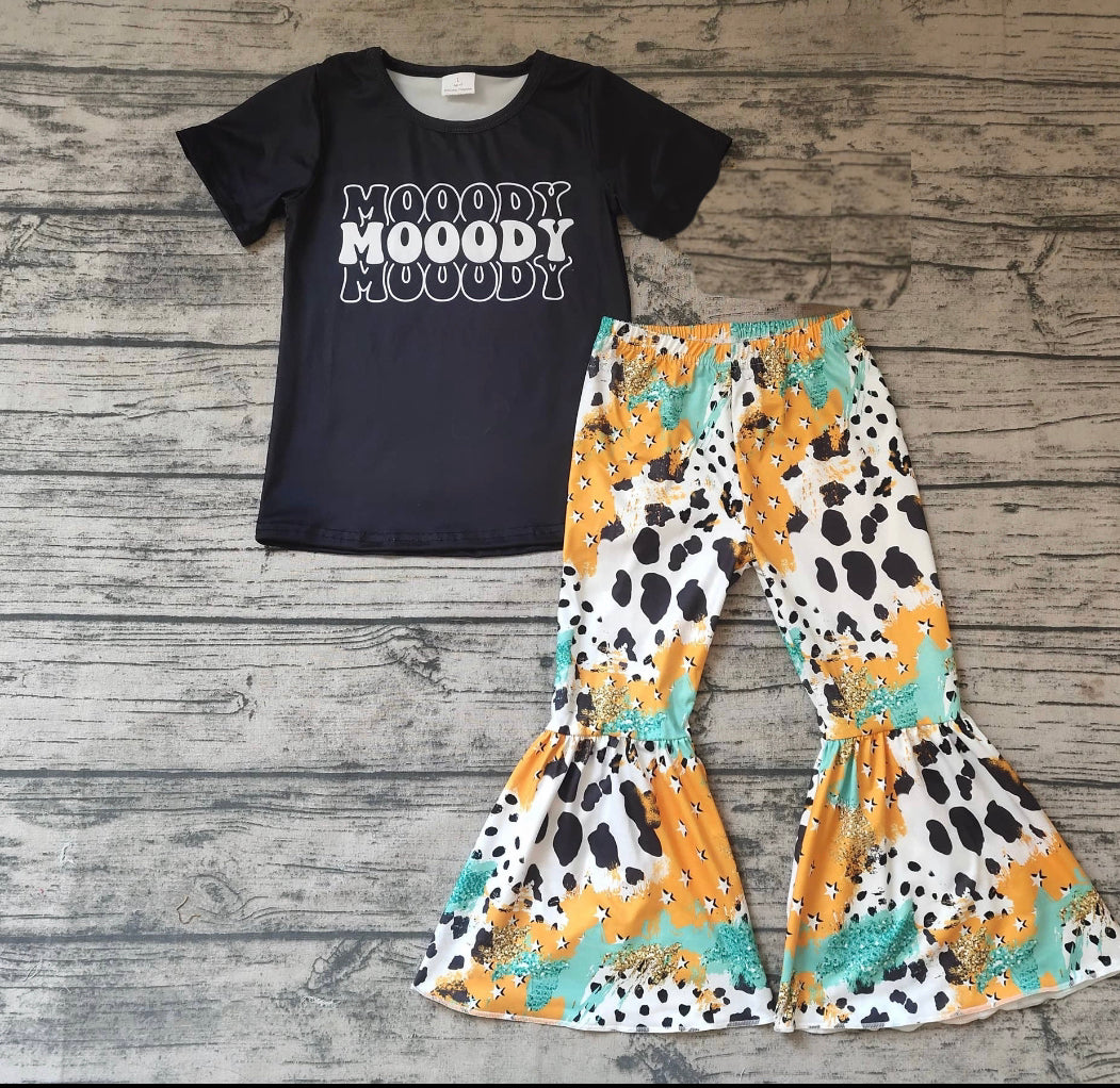 Moody Bell Bottom Kids Outfit
