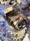 Cowhide change purse