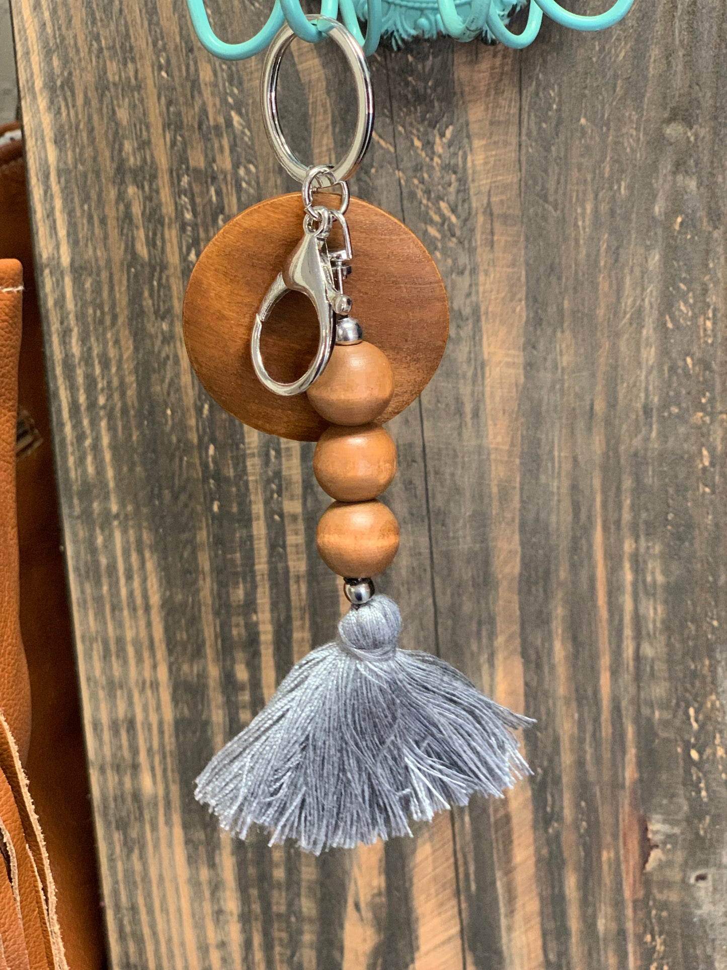 Wood keychains